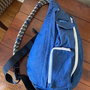 Blue Denim Sling Bag